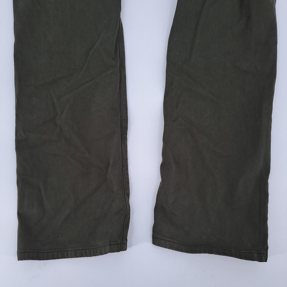 Adriano Goldschmied Everett Slim Straight Pants Mens 35x34 Italian Olive Green - Picture 11 of 12